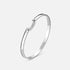 Parisian Stroll Mood Bangle in White Gold