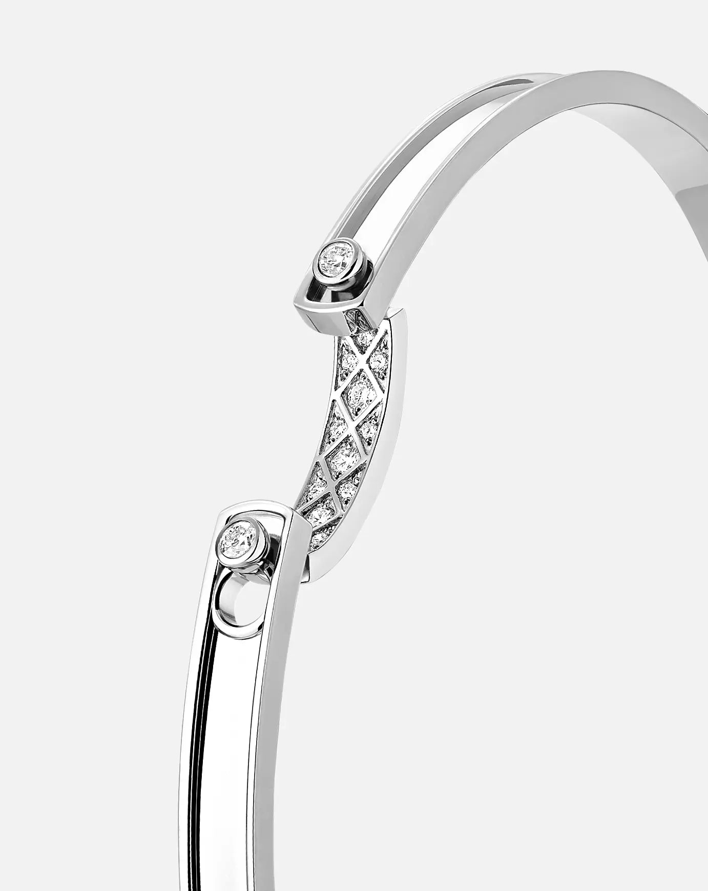 Bracelet Mood Parisian Stroll en Or Blanc