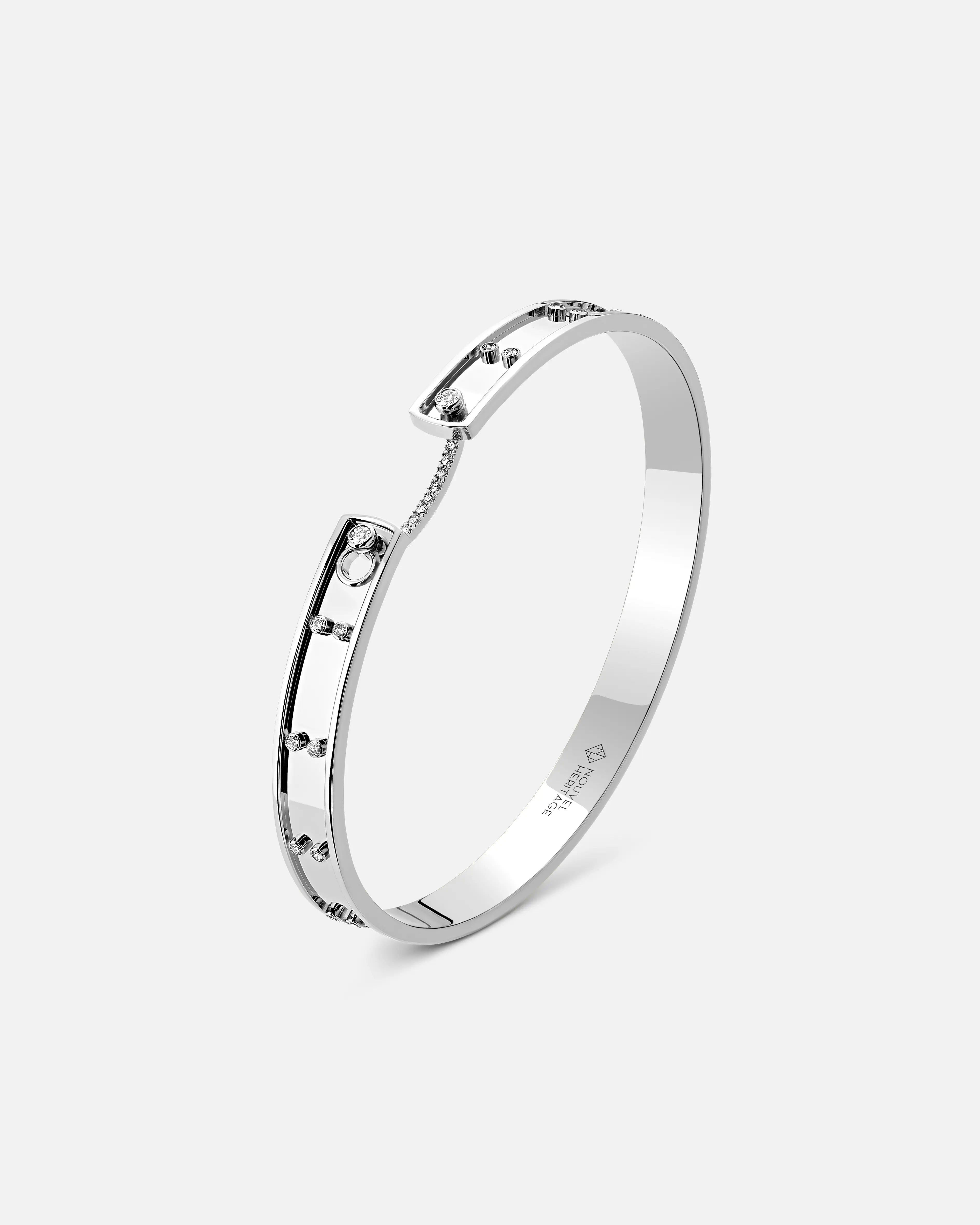 Bracelet Mood Picnic in Paris en Or Blanc
