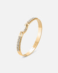 Soir√©e Mood Bangle in Yellow Gold