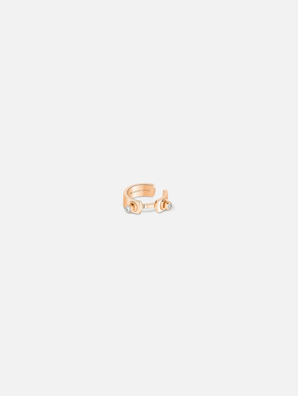 Bijou d'oreille Mood Monday Morning en Or Rose