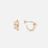 Dinner Date Mood Hoops in Rose Gold