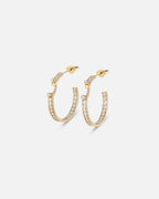 Créoles Mood Eternity Tuxedo en Or Jaune