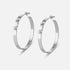 Monday Morning Mood Hoops in White Gold