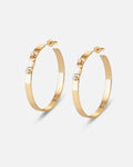 Monday Morning Mood Hoops in Yellow Gold