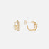 Under The Stars Mood Hoops in Yellow Gold