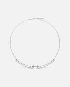 Collier Mood Brunch in NY en Or Blanc