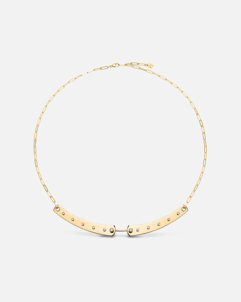 Brunch in NY Mood Necklace in Yellow Gold