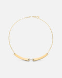 Business Meeting Mood Necklace in Yellow Gold