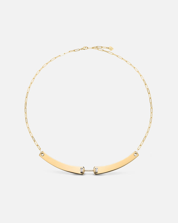 Dinner Date Mood Necklace in Yellow Gold