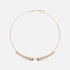Tuxedo Mood Necklace in Rose Gold