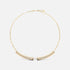 Tuxedo Mood Necklace in Yellow Gold