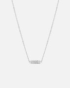Parisian Stroll Mood Pendant in White Gold
