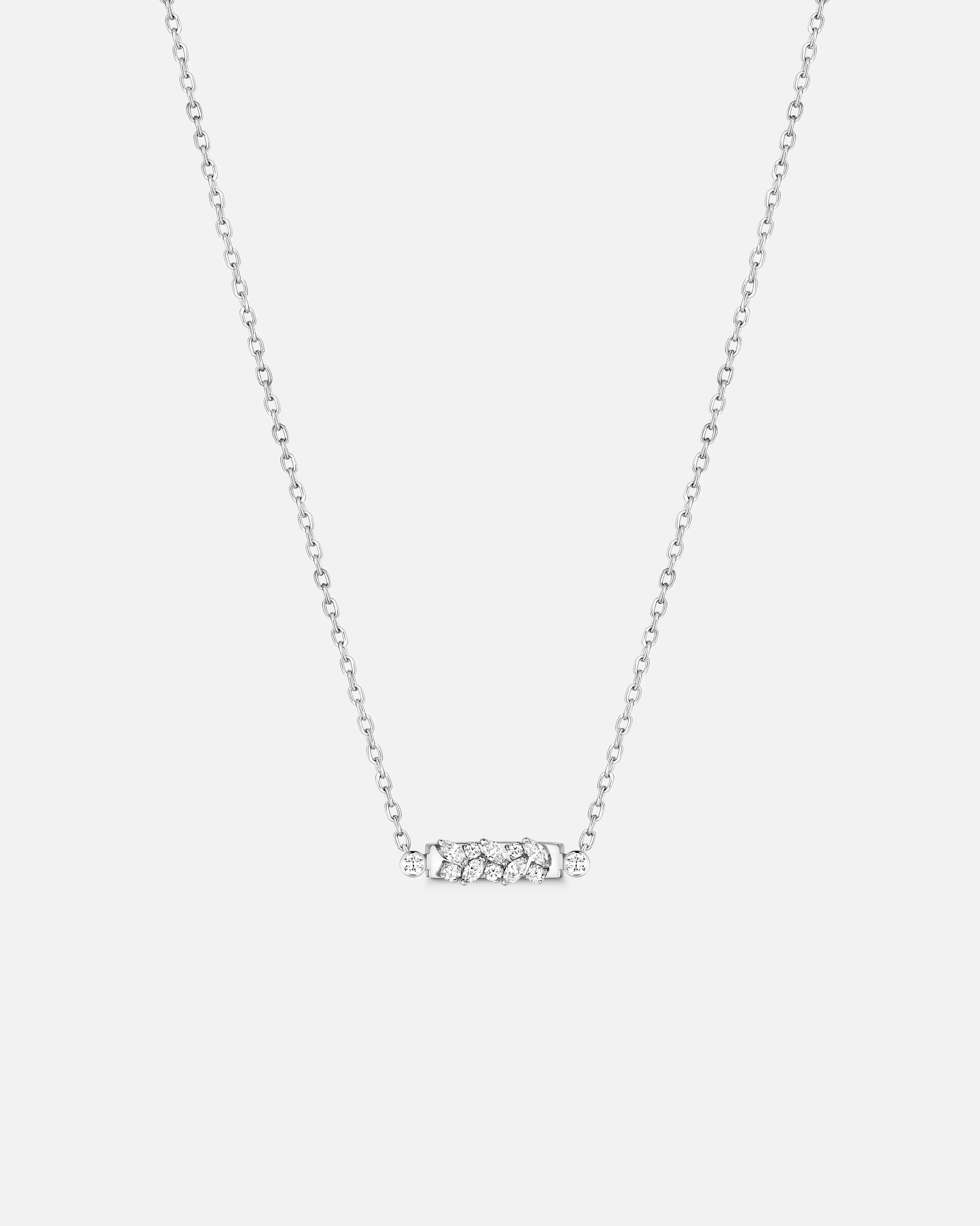 Soirée Mood Pendant in White Gold