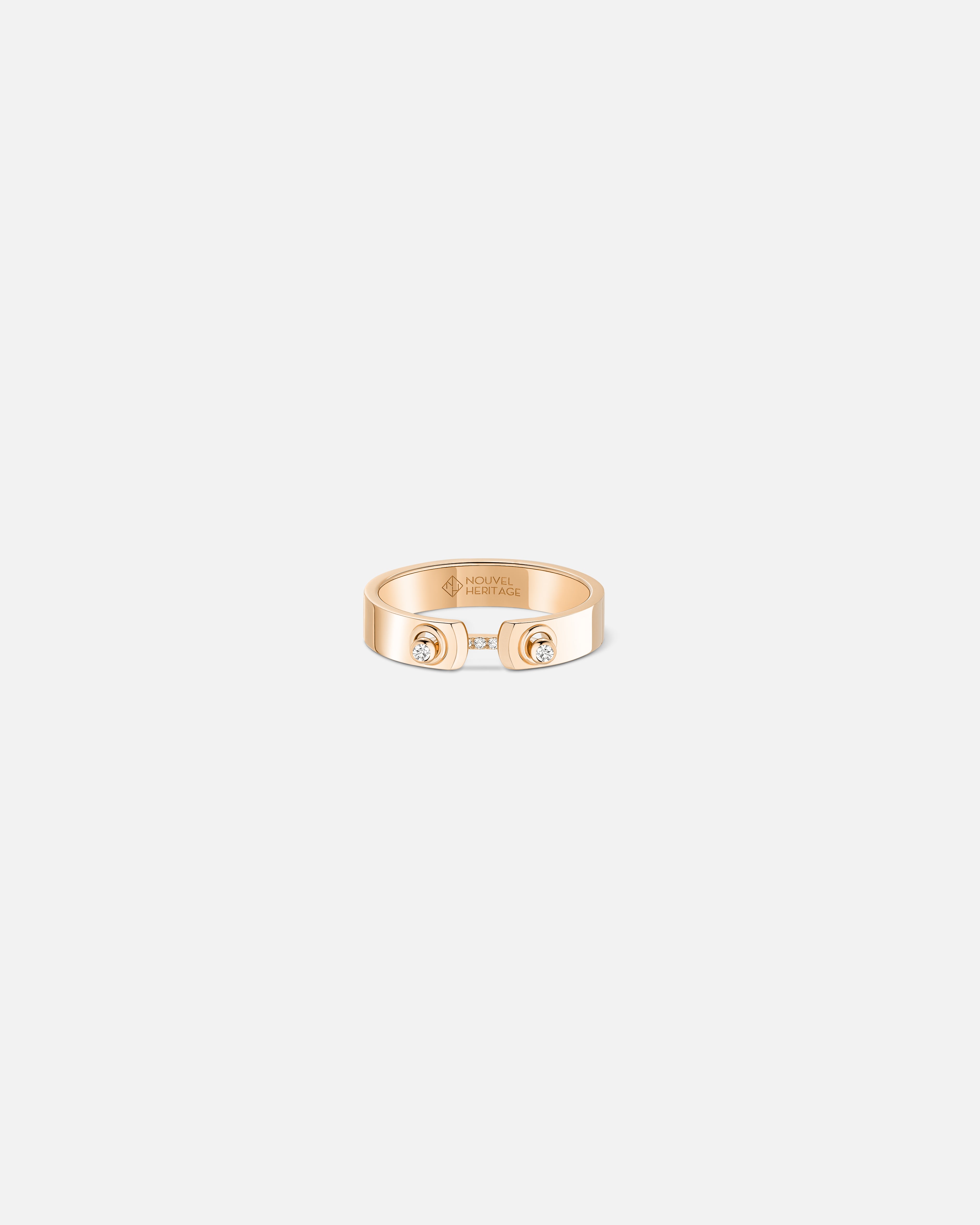Bague Mood Business Meeting en Or Rose