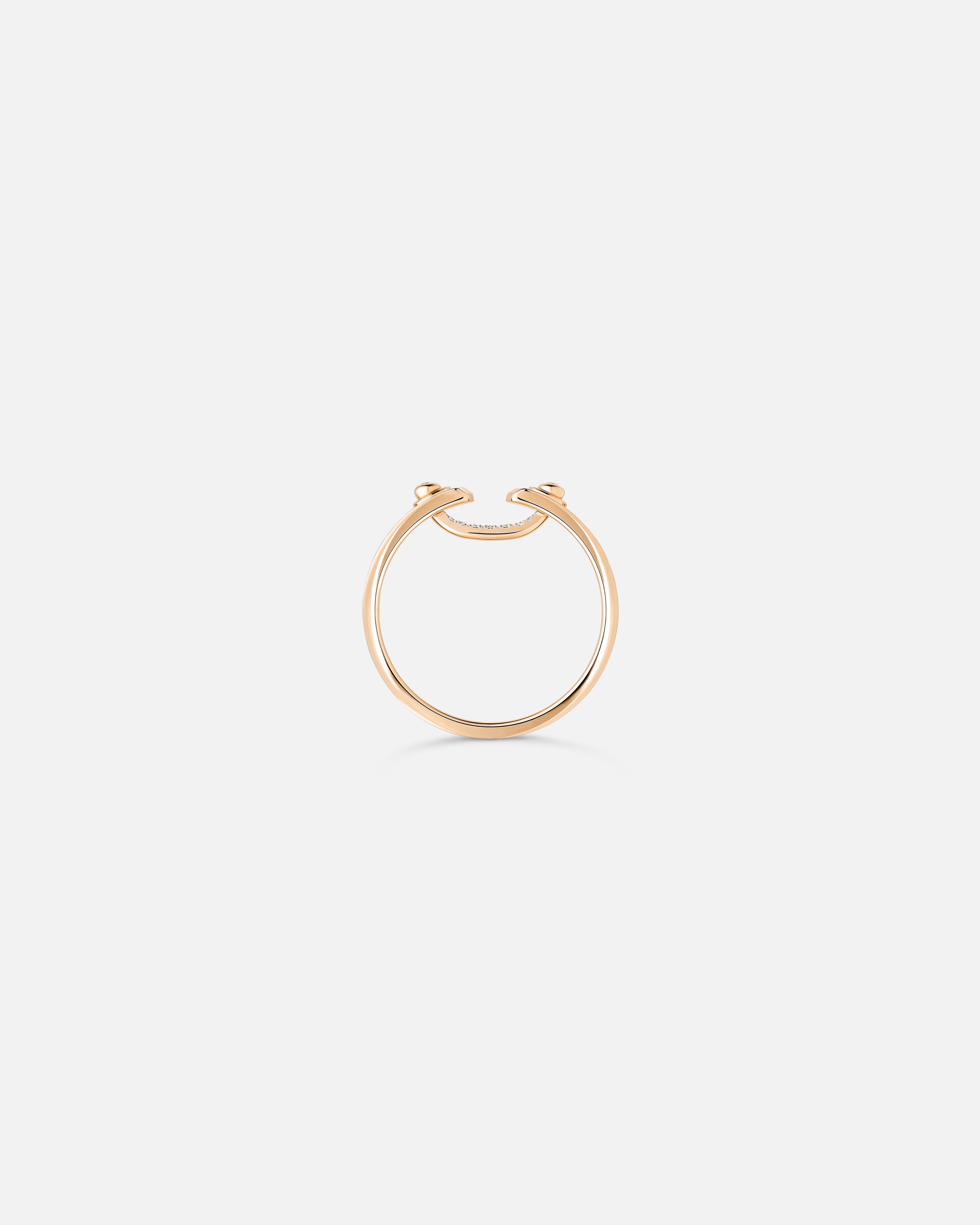 Bague Mood Business Meeting en Or Rose