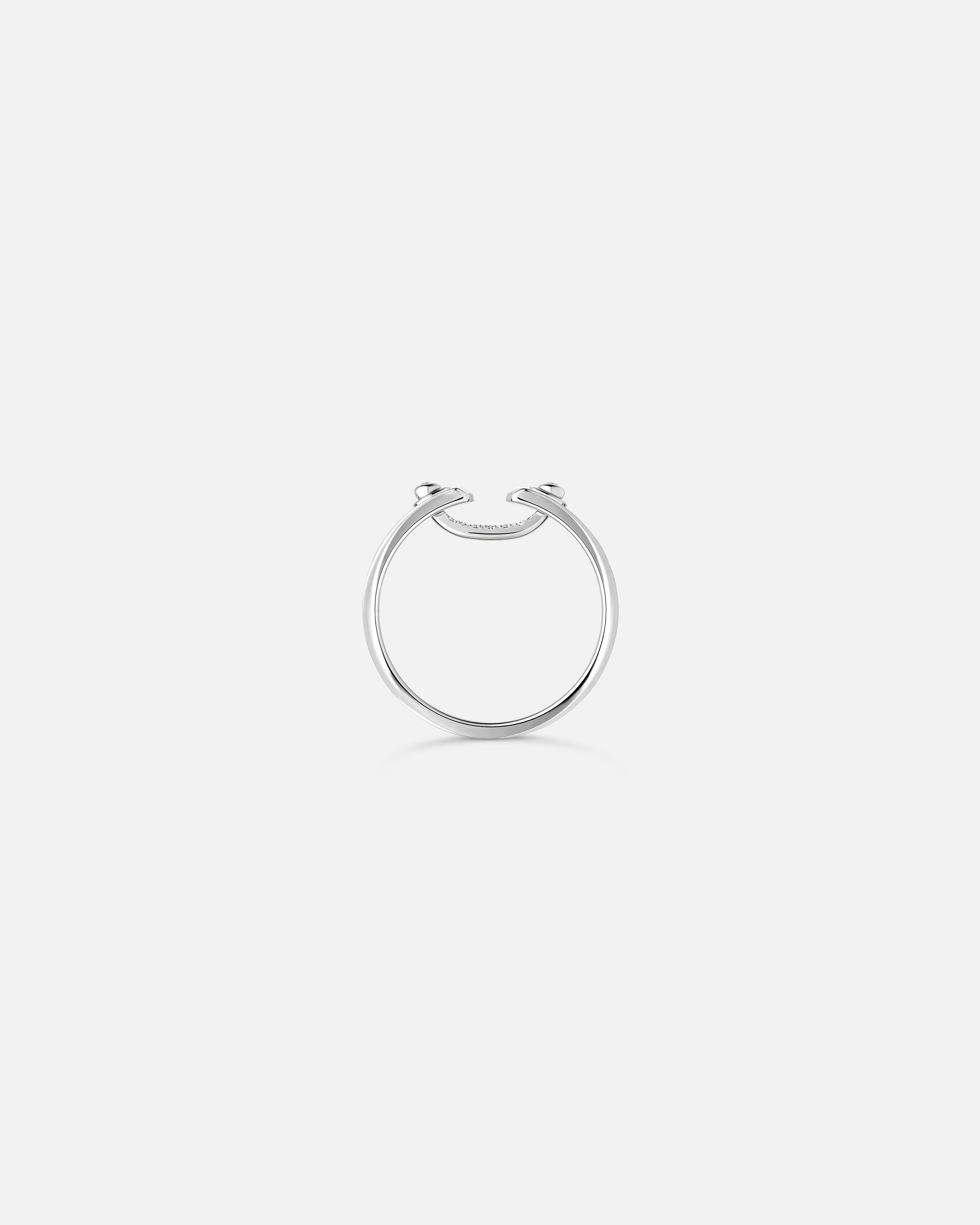 Bague Mood Business Meeting en Or Blanc
