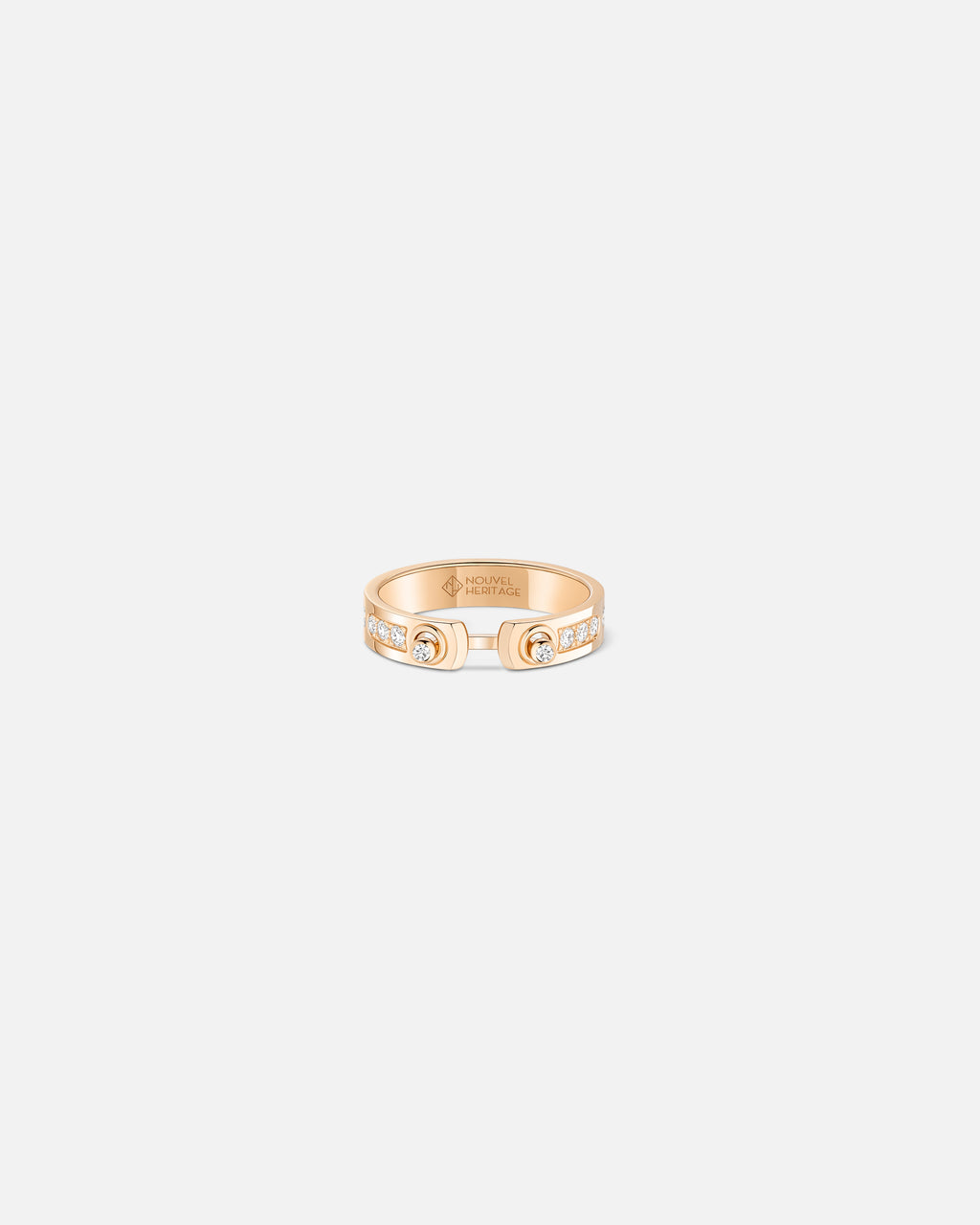 Bague Mood Tuxedo en Or Rose