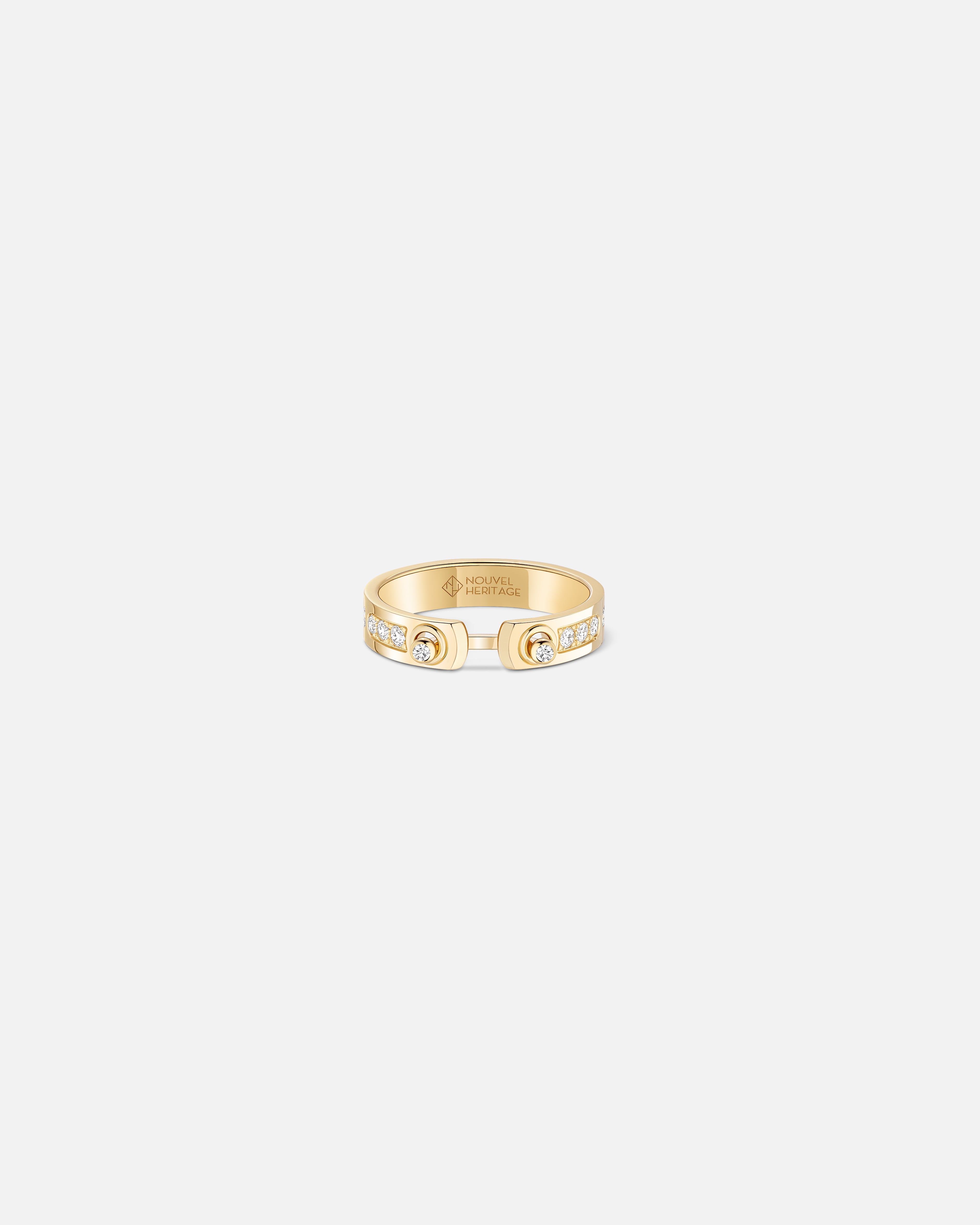 Bague Mood Tuxedo en Or Jaune