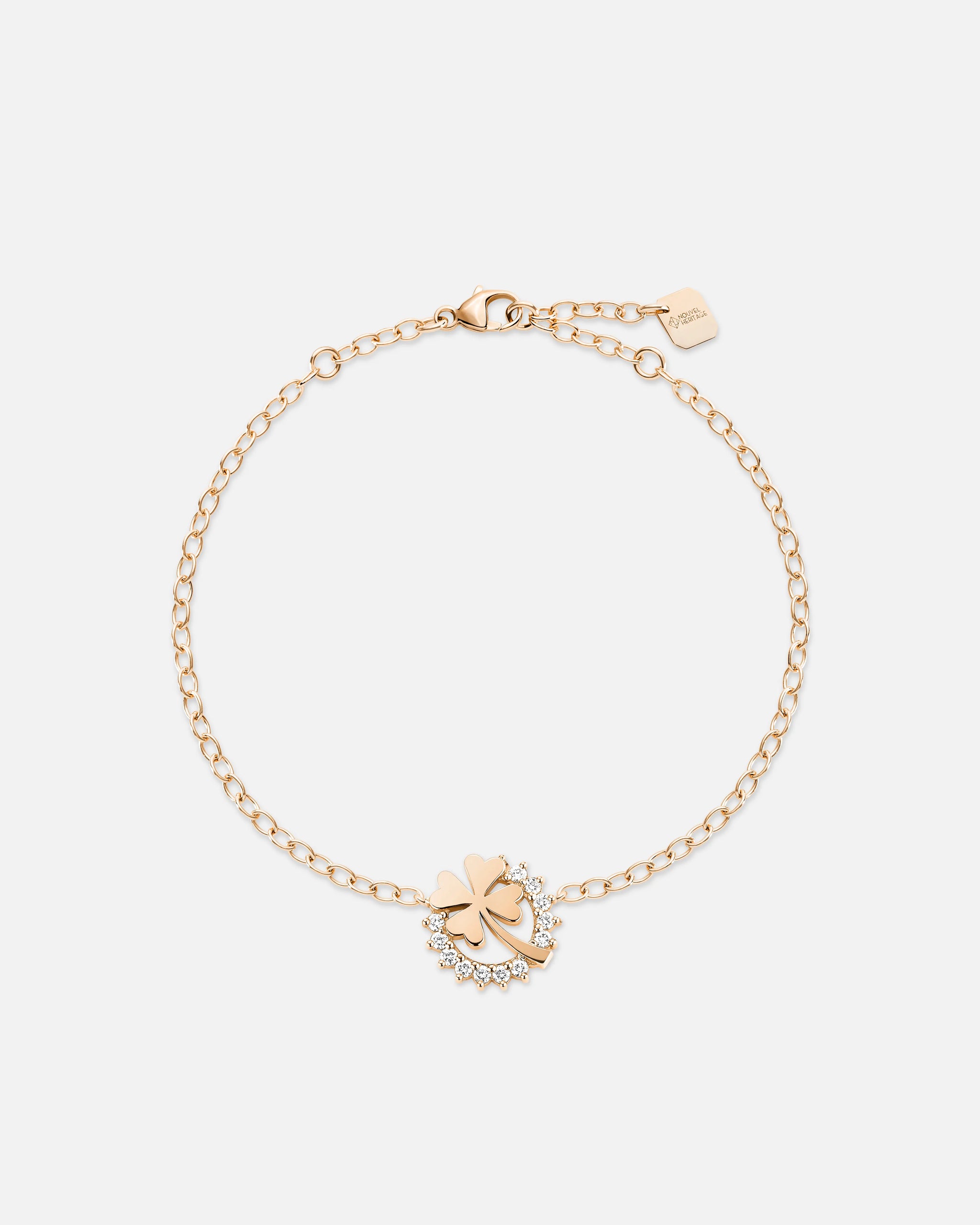 Medium Luck Bracelet in Rose Gold - 1 - Nouvel Heritage