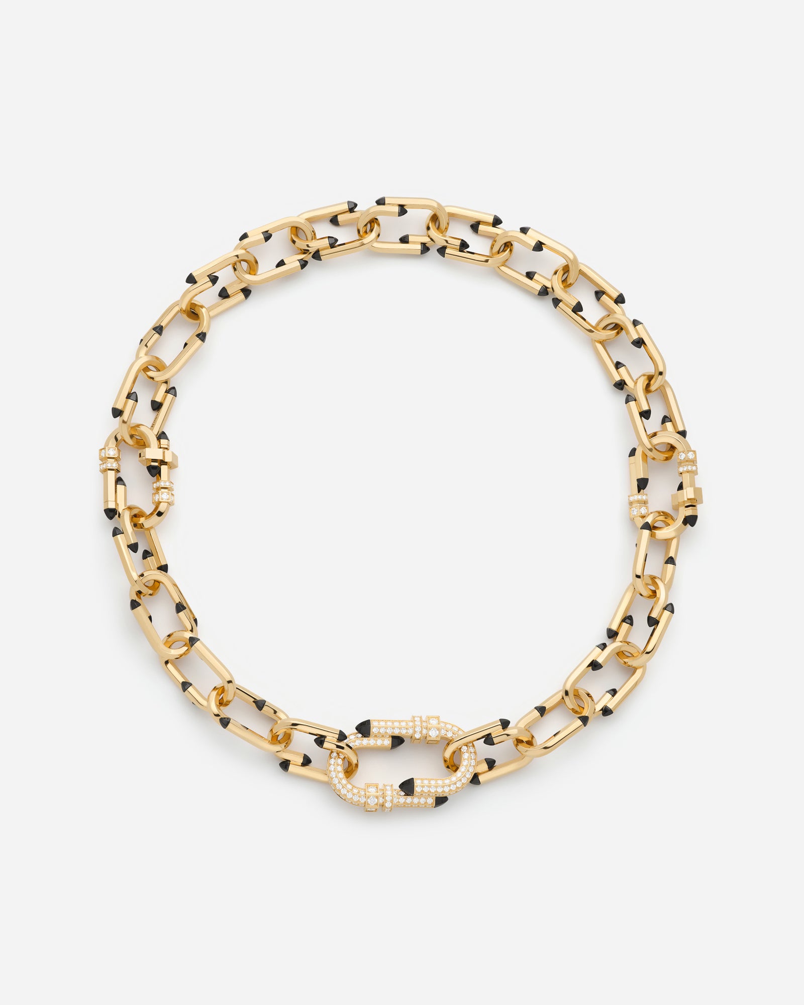 Single Diamond Link Try Me Necklace