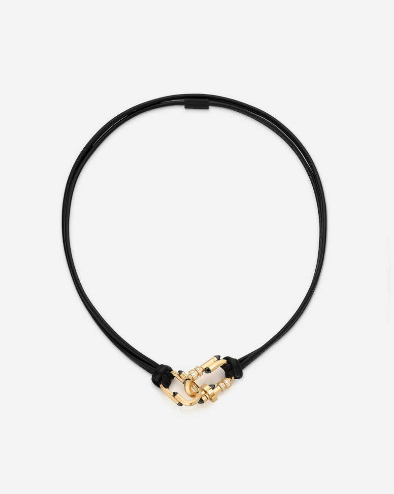 Collier Cordon en Cuir Try Me Or