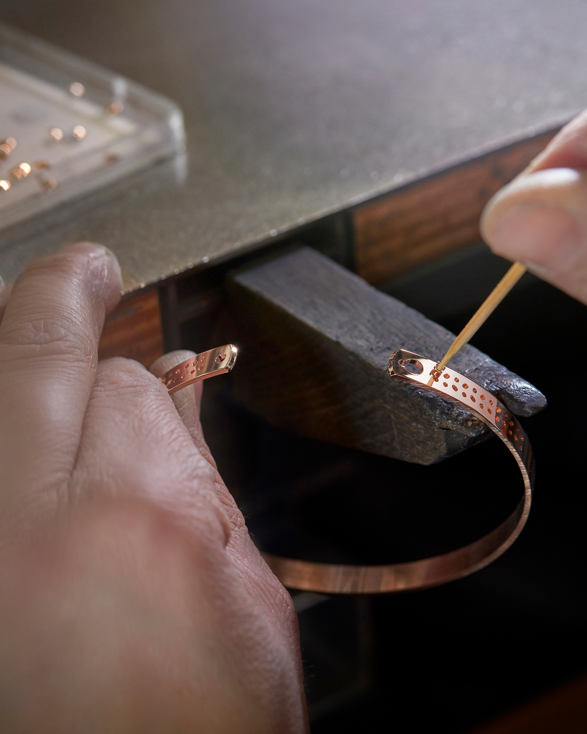 Three workshops, one house.