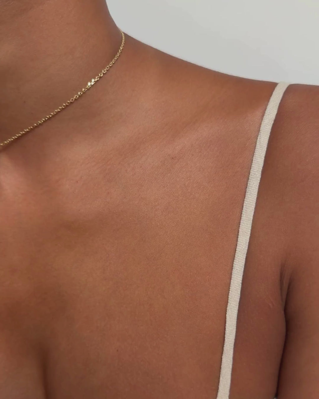 Paved Mini Latch Pendant in Yellow Gold