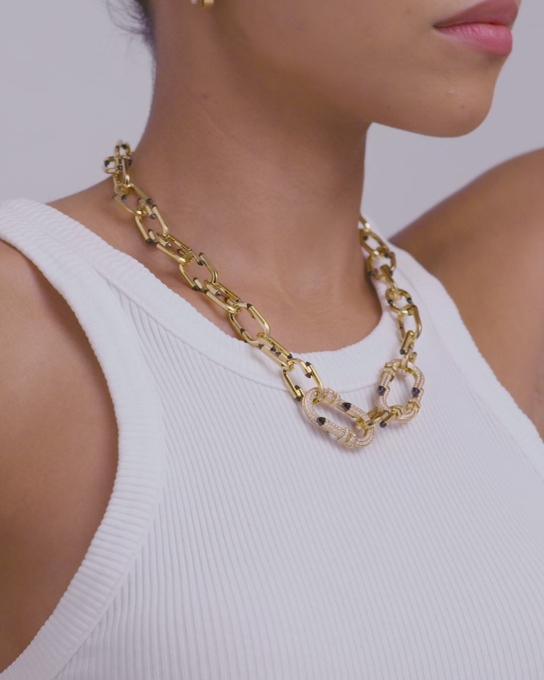 Diamond Try Me Necklace in Yellow Gold