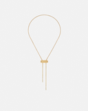 Gold Latch Pendant on MM Chain in Yellow Gold