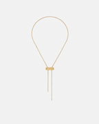 Gold Latch Pendant on MM Chain in Yellow Gold